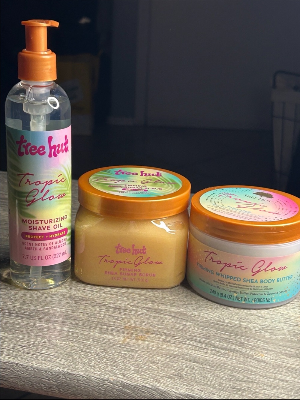 Tree Hut Tropic Glow Moisturizing Body Trio - Orange